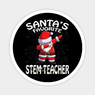 Santas Favorite Stem Teacher Christmas Magnet